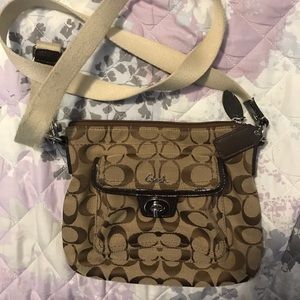 Small logo coach cross body